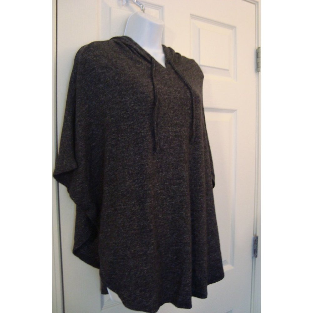 Aerie American Eagle " Just Add Leggings" Style Charcoal Gray Short Sleeve Ponch
